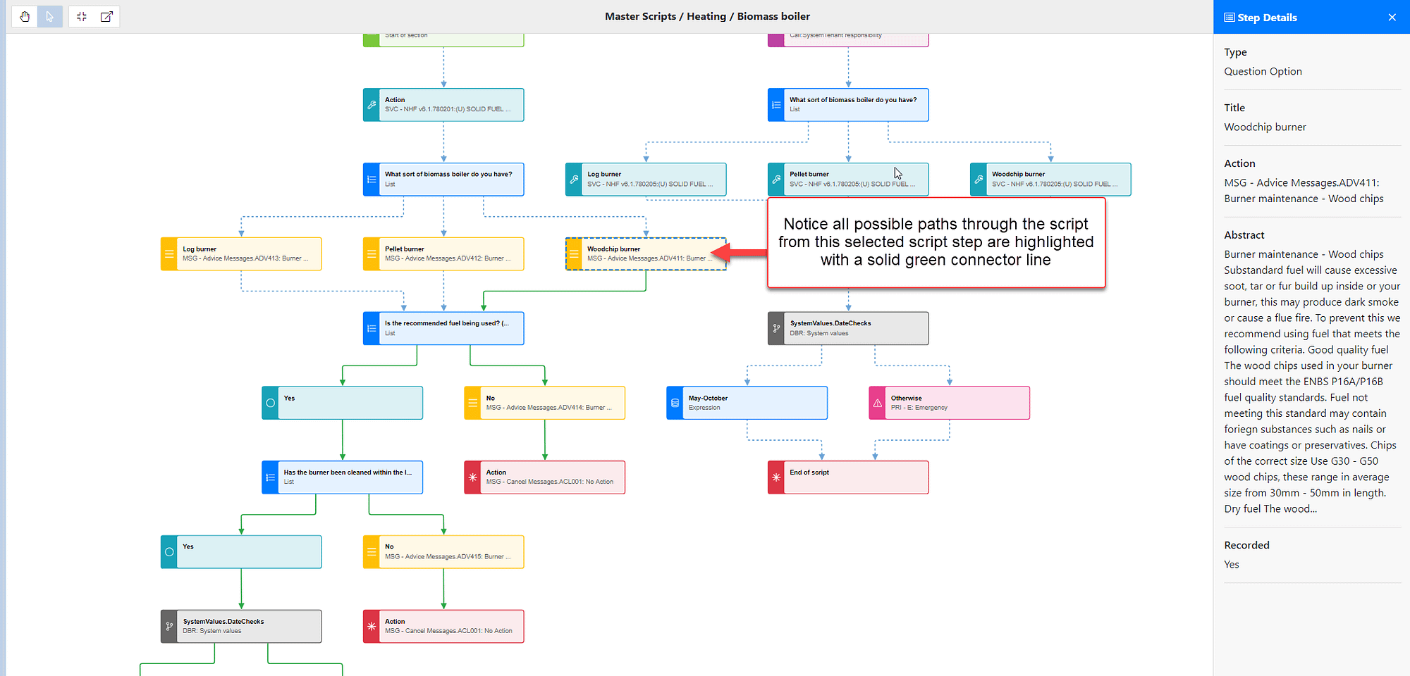 Diagnostic Script Flows with Keyfax version 4.4+ Omfax Systems Ltd.